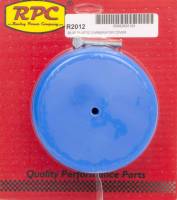 Racing Power - Racing Power Thumbscrew Included Carburetor Cover Plastic - Blue 5-1/8" Flange