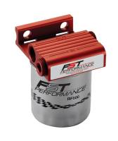 FST Performance - Fst Performance FloMax 300 Fuel Filter Canister 4 Micron Stainless Element - 1/2" NPT Female Inlet/Outlet