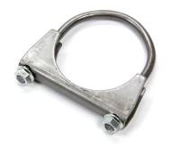 DynoMax Performance Exhaust - DynoMax Performance Exhaust Heavy Duty Exhaust Clamp U-Clamp 3" Diameter 3/8" Bolt - Stainless