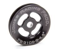 Jones Racing Products - Jones Racing Products V-Belt Power Steering Pulley 1 Groove Press-On 4-1/2" Diameter - Aluminum