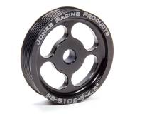 Jones Racing Products - Jones Racing Products Serpentine Power Steering Pulley 6 Rib Press-On 4-1/2" Diameter - Aluminum