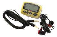 RACEceiver - RACEceiver Legend Plus Radio Receiver LCD Screen Holster/Input Cord Included Plastic - Yellow