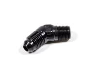 XRP - XRP Adapter Fitting 45 Degree 4 AN Male to 1/8" NPT Male Aluminum - Black Anodize