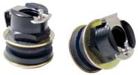 King Racing Products - King Racing Products 5/8" Wheel Hole Wheel Disconnect Aluminum Black Anodize Schrader/Tire Pressure Relief Valves - Each