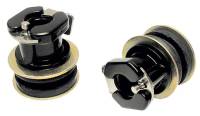 King Racing Products - King Racing Products 5/8" Wheel Hole Wheel Disconnect Plastic Black Schrader/Tire Pressure Relief Valves - Each