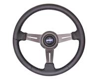 Grant Products - Grant Steering Wheels Collectors Edition Steering Wheel 13-3/4" Diameter 3-Spoke Black Leather Grip - Aluminum
