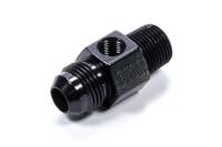 Fragola Performance Systems - Fragola Performance Systems #8 X 3/8MPT Inline Gauge Adapter Fitting Black