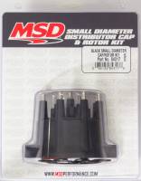 MSD - MSD Distributor Cap & Rotor Kit Small Diameter Black