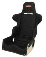 Kirkey Racing Fabrication - Kirkey 65 Series Adjustable Road Race Seat w/ Cover - Black - 18.5"