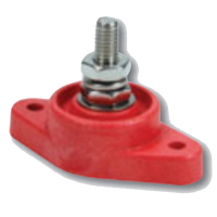 QuickCar Racing Products - QuickCar Power Distribution Post - Single Post - Red
