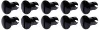 Ti22 Performance - Ti22 Oval Head Dzus Buttons .500 Long - Pack of 10 - Black
