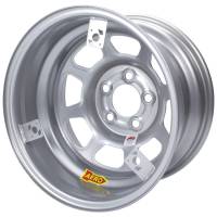 Aero Race Wheel - Aero 52-Series Roll Formed IMCA Wheel - Silver - 15" x 8" - 2" Backspace - 5 x 5" Bolt Pattern