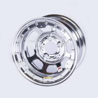 Bassett Racing Wheels - Bassett D-Hole Beadlock Wheel - 15" x 8" - Chrome - 2" Backspace - 5 x 5" Bolt Pattern