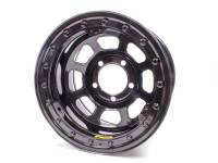 Bassett Racing Wheels - Bassett D-Hole Lightweight Wheel - 15" x 8.75" - Black- 2" Backspace - 5 x 5"