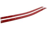 Five Star Race Car Bodies - Five Star ABC Wear Strips Lower Nose - 1 Red (Pair)