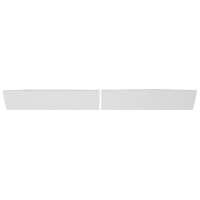 Five Star Race Car Bodies - Five Star 2019 Late Model Spoiler Replacement Blades - 5" - 90 Degree - 2-Piece