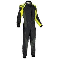 OMP Racing - OMP Tecnica Evo Suit MY2018 - Black/Yellow- Size 56