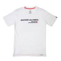 OMP Racing - OMP Crew Neck Shirt - Short Sleeves - Lola - White - XL