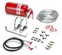 Sparco - Sparco Fire Extinguisher System - 4.25 Liters - Mechanically Activated - Red