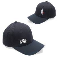 OMP Racing - OMP OMP Logo Hat - Fitted - Large / X-Large - Black