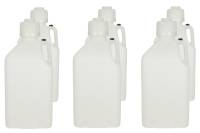 Scribner Plastics - Scribner Plastics 5 Gallon Utility Jug - White (Case of 6)