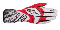 Alpinestars - Alpinestars Tech-K Race v2 Karting Glove - White/Red - Size L