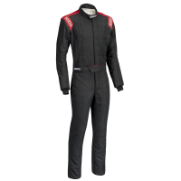 Sparco - Sparco Conquest 2.0 Boot Cut Suit - Black/Red - Size 54
