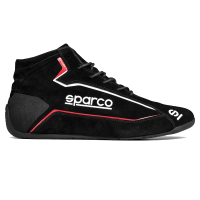 Sparco - Sparco Slalom+ Suede Shoe - Black - Size: 10 / Euro 43