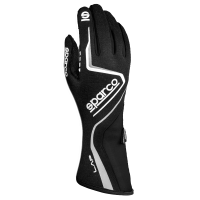 Sparco - Sparco Lap Glove - Black/White - Size 7