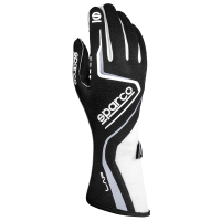 Sparco - Sparco Lap Glove - White/Black - Size 8