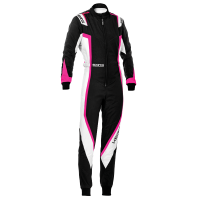Sparco - Sparco Kerb Lady Karting Suit - Black/White - Size Large