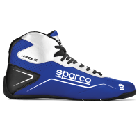 Sparco - Sparco K-Pole Karting Shoe - Blue/White - Size: 7.5 / Euro 40