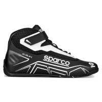 Sparco - Sparco K-Run Karting Shoe - Black/Gray - Size: 7 / Euro 39