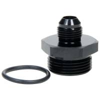 Allstar Performance - Allstar Performance Straight Adapter - 8 AN Male to 10 AN Male O-Ring - Aluminum - Black Anodize