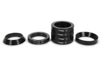 MPD Racing - MPD Axle Spacer Kit - Coned - Two 1/4" Spacers - Four 1/2" Spacers - Aluminum - 31-Spline - Midget