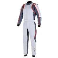 Alpinestars - Alpinestars GP Race V2 Suit - Silver/Asphalt/Red - Size 52