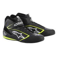 Alpinestars - Alpinestars Tech-1 T Shoe - Black/White/Yellow Fluo - Size 10