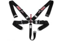 Simpson - Simpson 5 Point Camlock Restraint System - 55" Bolt-In Seat Belt Pull Down - Individual Harness Bolt-In - Black