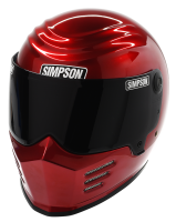 Simpson - Simpson Outlaw Bandit Helmet - Red - Medium