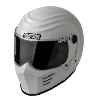 Simpson - Simpson Outlaw Bandit Helmet - White - Large