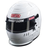 Simpson - Simpson Jr. Speedway Shark Helmet - White - Medium
