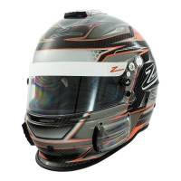 Zamp - Zamp RZ-44CE Orange Honeycomb Graphic Helmet - X-Large