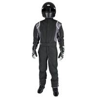 K1 RaceGear - K1 RaceGear Precision II Youth Fire Suit - Black/Grey - Size: 3X-Small