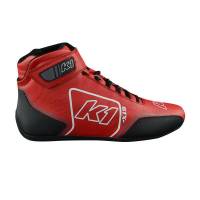 K1 RaceGear - K1 RaceGear GTX-1 Nomex Shoes - Red/Grey - Size: 10.5