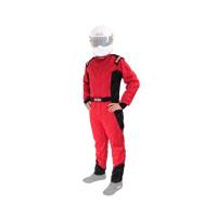 RaceQuip - RaceQuip Chevron SFI-1 Suit - Red - Medium Tall