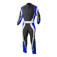 K1 RaceGear - K1 RaceGear Speed 1 Karting Suit - Blue/Black - 2X-Small (40)