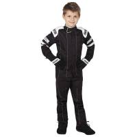 Simpson Performance Products - Simpson Legend II Kids Racing Jacket (Only) - Black - Youth X-Small ( 5/6)