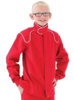 Crow Safety Gear - Crow Junior Single Layer Proban® Jacket - SFI-3.2A/1 - Red  - Youth Large (14-16)