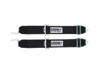Crow Safety Gear - Crow Standard 3" Latch & Link Individual Shoulder Harness - Black