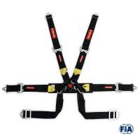 Pyrotect - Pyrotect 6-Point Camlock Formula Car Harness - FIA 8853-20162" - Width - Pull Up Adjust - Black
